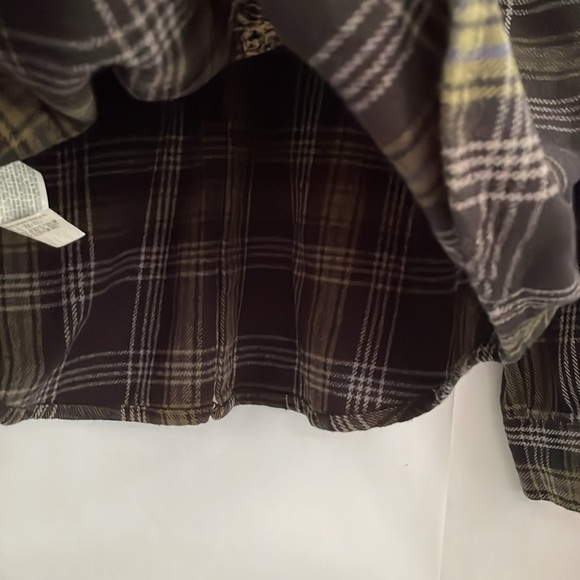 Forever 21 Plaid Shirt Jacket with Black Hoodie , Men’s Size M - Picture 4 of 8